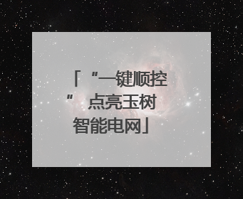 “一键顺控” 点亮玉树智能电网