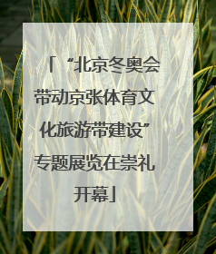 “北京冬奥会带动京张体育文化旅游带建设”专题展览在崇礼开幕