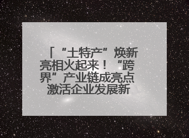 “土特产”焕新亮相火起来！“跨界”产业链成亮点 激活企业发展新增长点