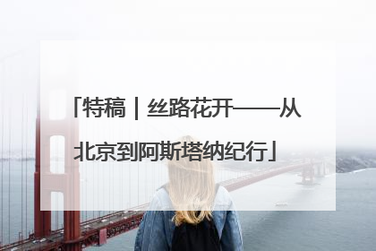 特稿｜丝路花开——从北京到阿斯塔纳纪行