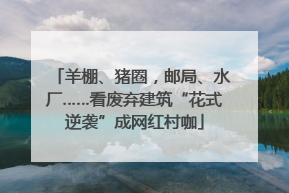 羊棚、猪圈，邮局、水厂……看废弃建筑“花式逆袭”成网红村咖