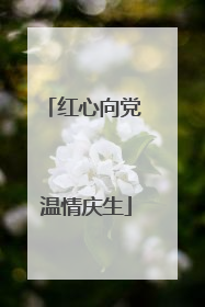 红心向党 温情庆生