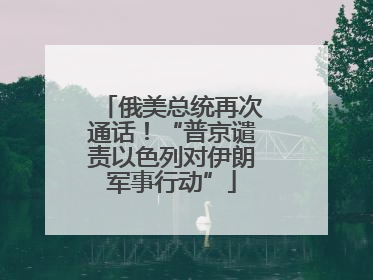 俄美总统再次通话！“普京谴责以色列对伊朗军事行动”