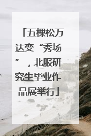 五棵松万达变“秀场”，北服研究生毕业作品展举行
