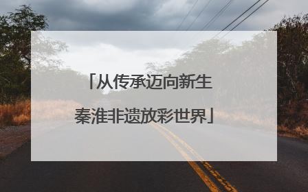 从传承迈向新生 秦淮非遗放彩世界