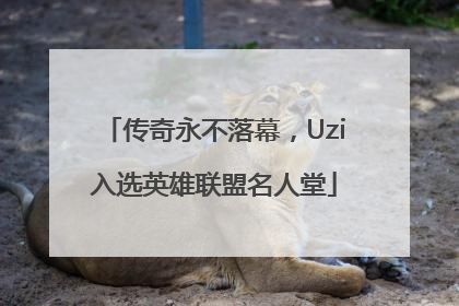 传奇永不落幕，Uzi入选英雄联盟名人堂