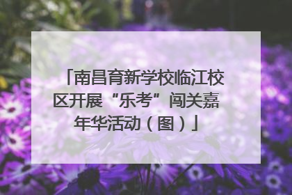 南昌育新学校临江校区开展“乐考”闯关嘉年华活动（图）