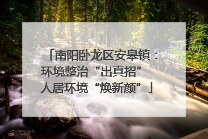 南阳卧龙区安皋镇：环境整治“出真招” 人居环境“焕新颜”