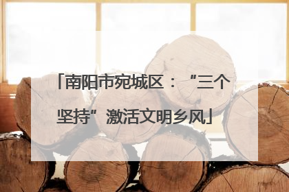 南阳市宛城区：“三个坚持”激活文明乡风