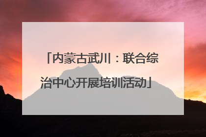 内蒙古武川：联合综治中心开展培训活动
