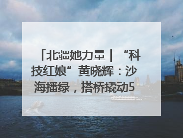 北疆她力量｜“科技红娘”黄晓辉：沙海播绿，搭桥撬动5.3亿研发