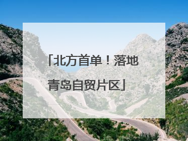 北方首单！落地青岛自贸片区