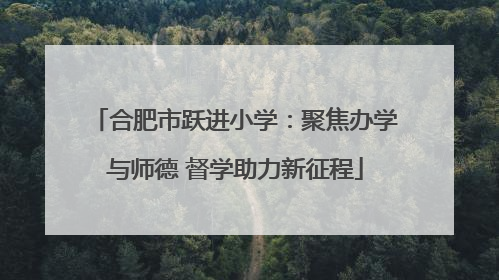 合肥市跃进小学：聚焦办学与师德 督学助力新征程
