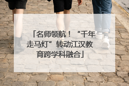 名师领航！“千年走马灯”转动江汉教育跨学科融合