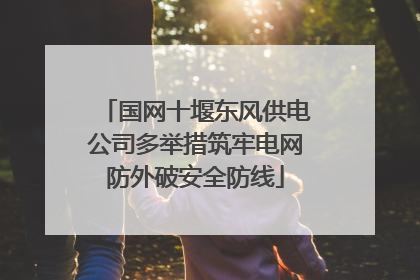 国网十堰东风供电公司多举措筑牢电网防外破安全防线