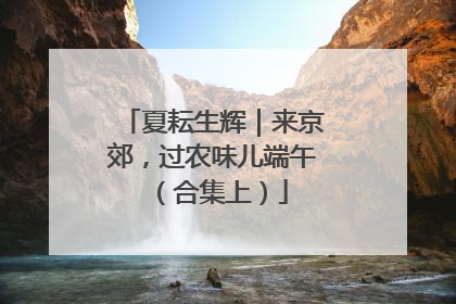 夏耘生辉｜来京郊，过农味儿端午（合集上）