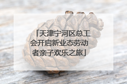 天津宁河区总工会开启新业态劳动者亲子欢乐之旅