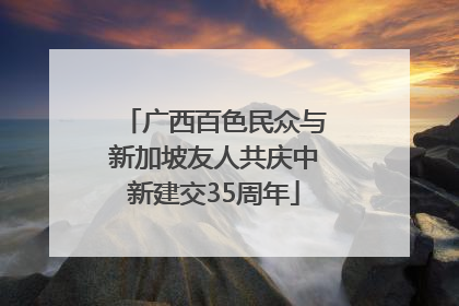 广西百色民众与新加坡友人共庆中新建交35周年