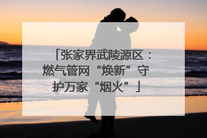 张家界武陵源区：燃气管网“焕新”守护万家“烟火”