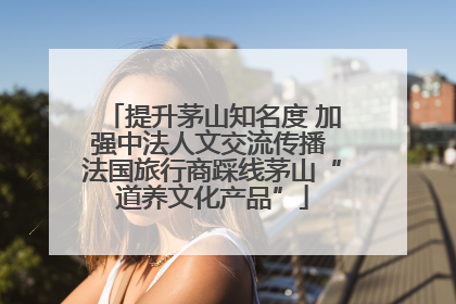 提升茅山知名度 加强中法人文交流传播 法国旅行商踩线茅山“道养文化产品”
