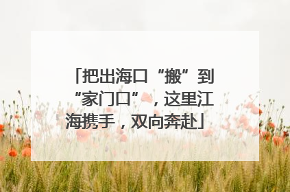 把出海口“搬”到“家门口”，这里江海携手，双向奔赴
