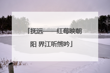 抚远——红莓映朝阳 界江听熊吟