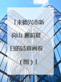 来德兴市新岗山 邂逅夏日的诗意画卷（图）
