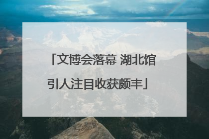 文博会落幕 湖北馆引人注目收获颇丰