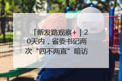 新发路观察+｜20天内，省委书记两次“四不两直”暗访，有何深意？