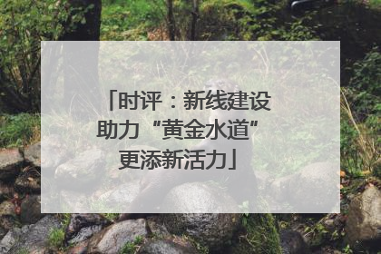 时评：新线建设助力“黄金水道”更添新活力