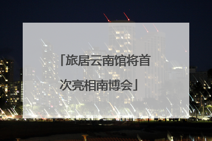 旅居云南馆将首次亮相南博会