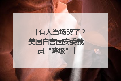 有人当场哭了？美国白宫国安委裁员“降级”