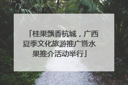 桂果飘香杭城，广西夏季文化旅游推广暨水果推介活动举行
