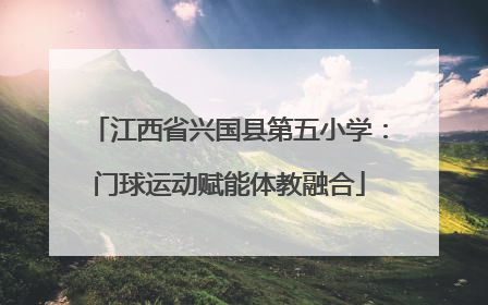 江西省兴国县第五小学：门球运动赋能体教融合