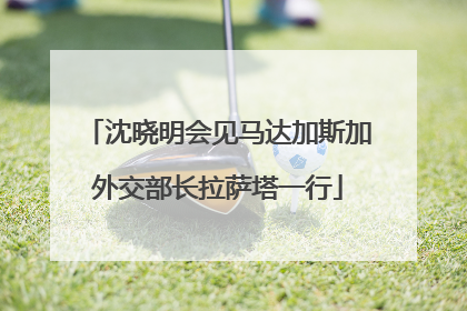 沈晓明会见马达加斯加外交部长拉萨塔一行
