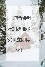 海合会呼吁加沙地带实现立即停火