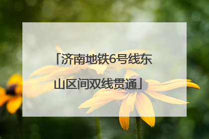 济南地铁6号线东山区间双线贯通