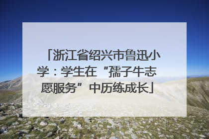 浙江省绍兴市鲁迅小学：学生在“孺子牛志愿服务”中历练成长