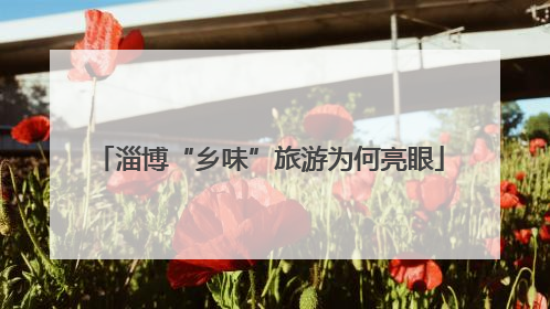 淄博“乡味”旅游为何亮眼