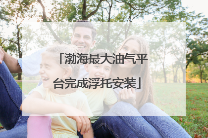 渤海最大油气平台完成浮托安装