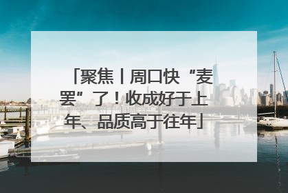 聚焦丨周口快“麦罢”了！收成好于上年、品质高于往年