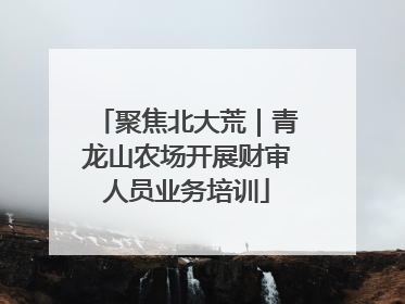 聚焦北大荒｜青龙山农场开展财审人员业务培训