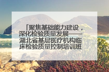 聚焦基础能力建设，深化检验质量发展——湖北省基层医疗机构临床检验质量控制培训班（孝感站）成功举办