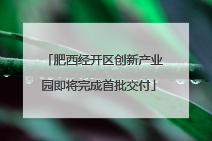 肥西经开区创新产业园即将完成首批交付