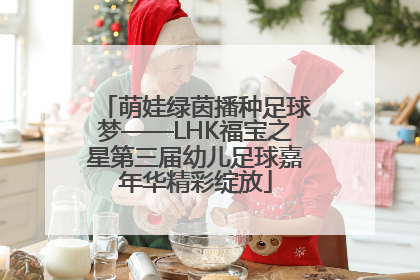 萌娃绿茵播种足球梦——LHK福宝之星第三届幼儿足球嘉年华精彩绽放