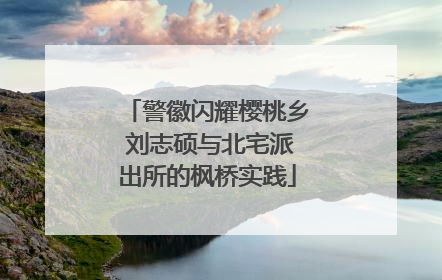 警徽闪耀樱桃乡 刘志硕与北宅派出所的枫桥实践