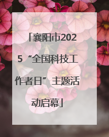 襄阳市2025“全国科技工作者日”主题活动启幕