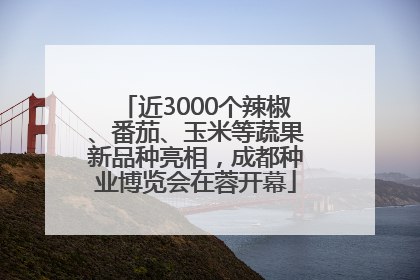 近3000个辣椒、番茄、玉米等蔬果新品种亮相，成都种业博览会在蓉开幕