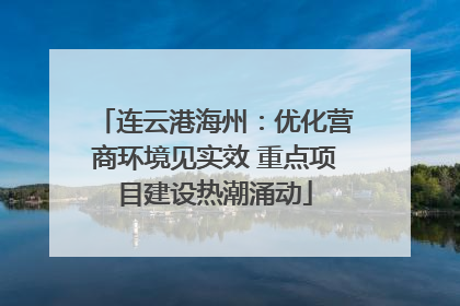 连云港海州：优化营商环境见实效 重点项目建设热潮涌动