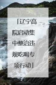 辽宁高院启动集中整治违规吃喝专项行动